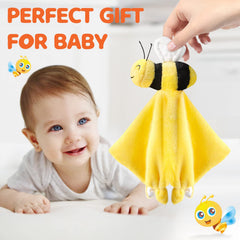 Pro Goleem Bee Lovey baby snuggle during car journeys.