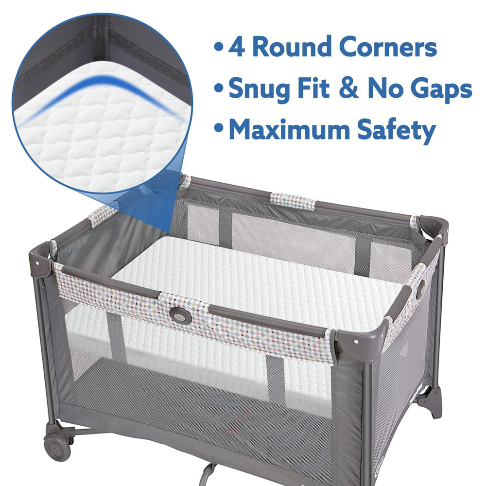 Pro Goleem breathable-foam-1-inch-core promotes airflow for comfortable naps.