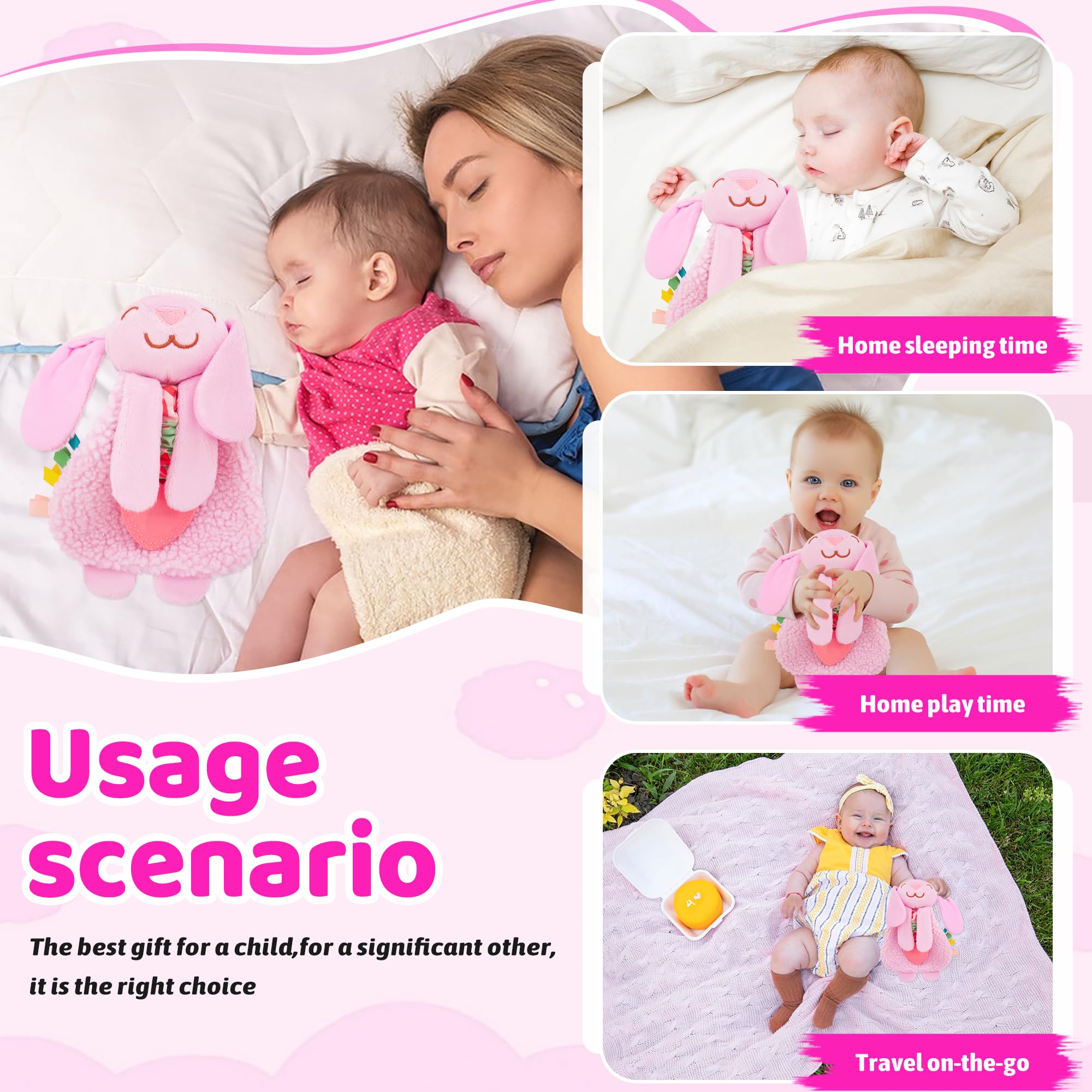 Pro Goleem Bunny Lovey uses non-toxic materials for peace of mind.