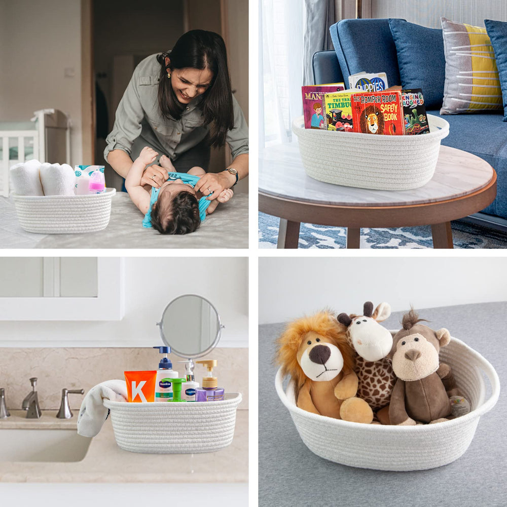 Pro Goleem baskets in different sizes stack neatly to save space