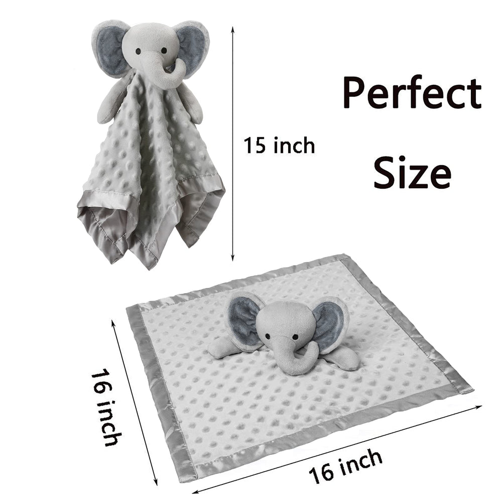 Pro Goleem Elephant Lovey gray color suitable for baby boy gifts.