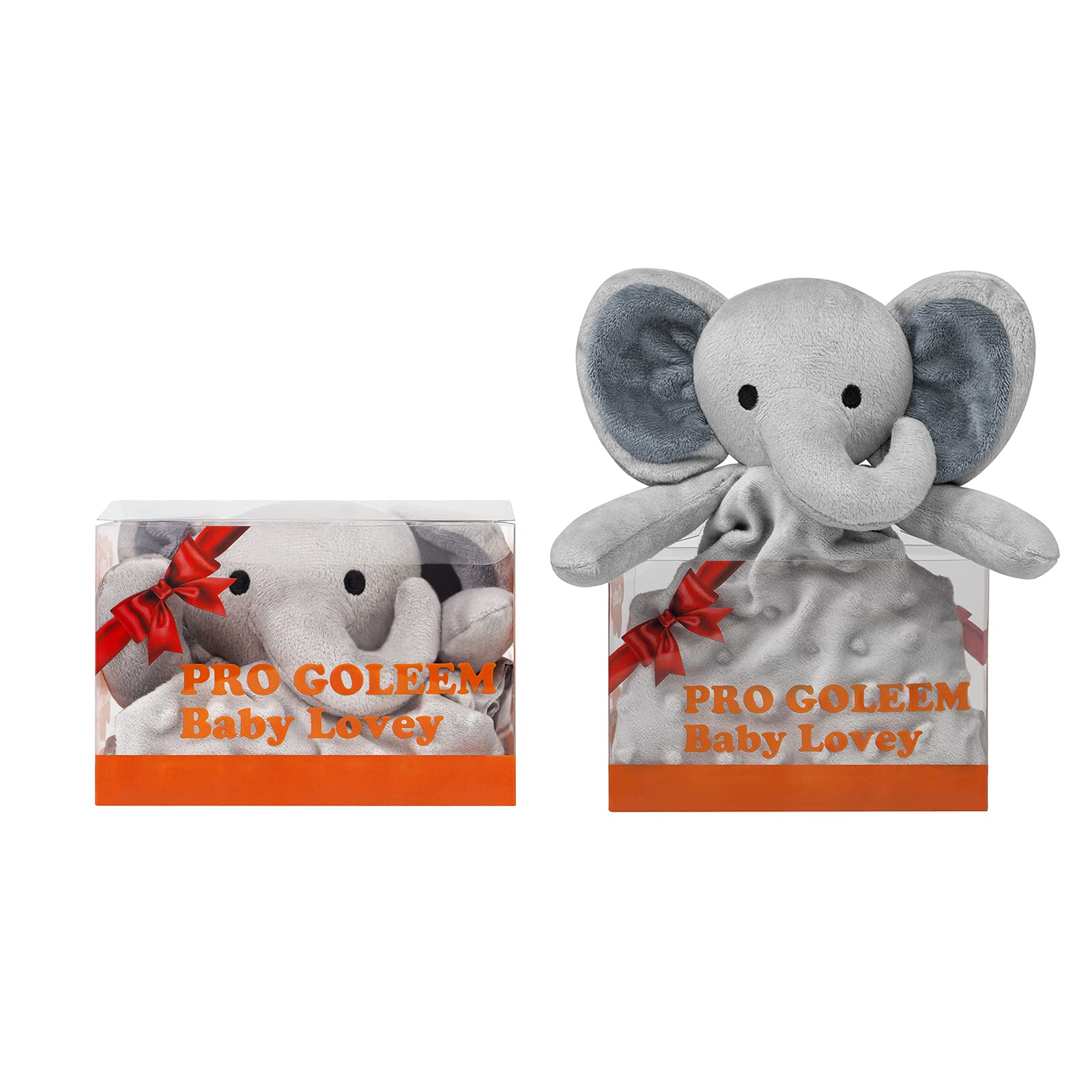 Pro Goleem Elephant Lovey cozy fabric and secure blanket impression.