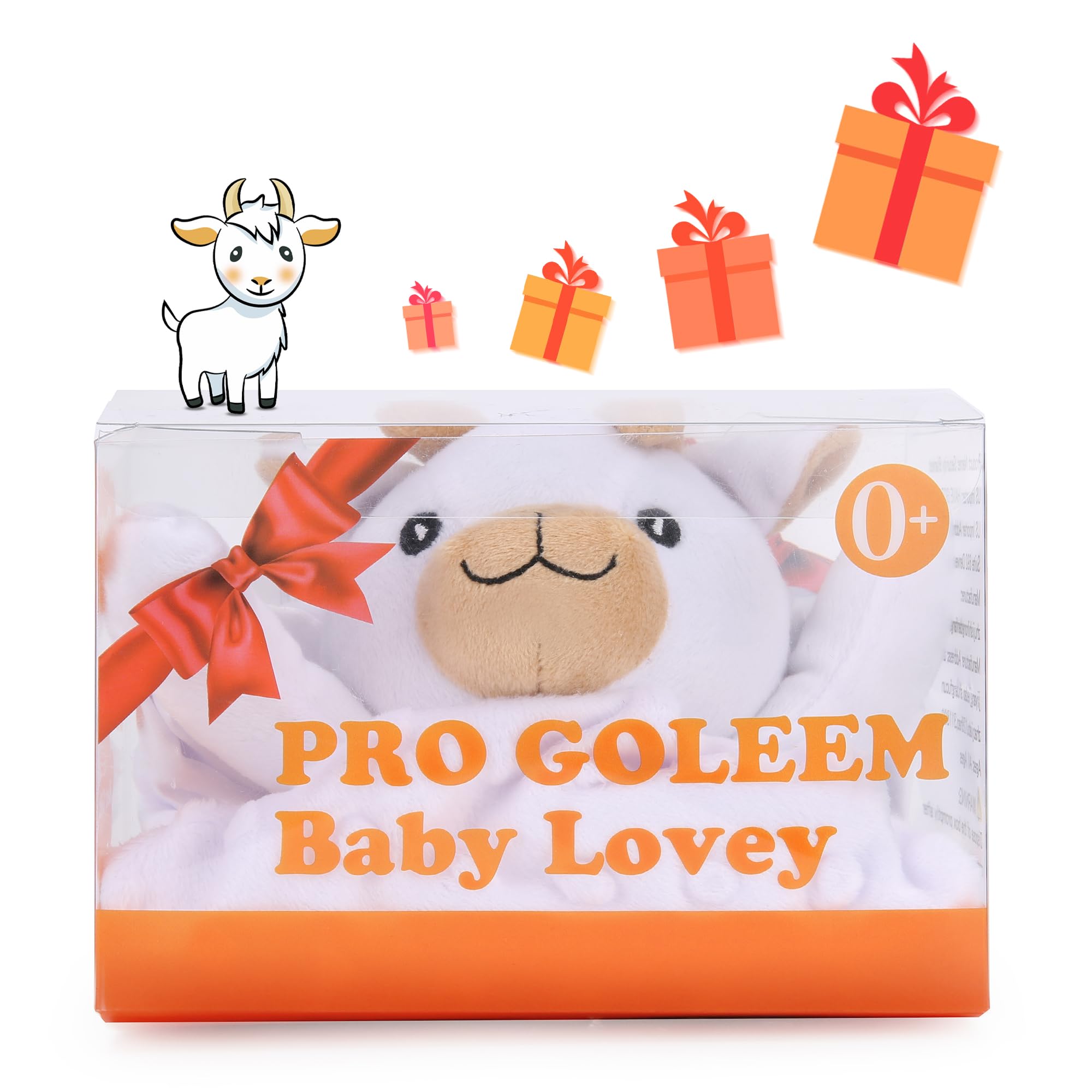 Close-up of Pro Goleem Goat Lovey stitching