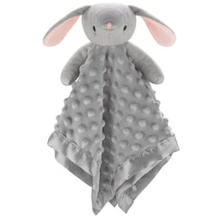 Pro Goleem Loveys Grey Bunny 16inch security blanket calms baby during naptime