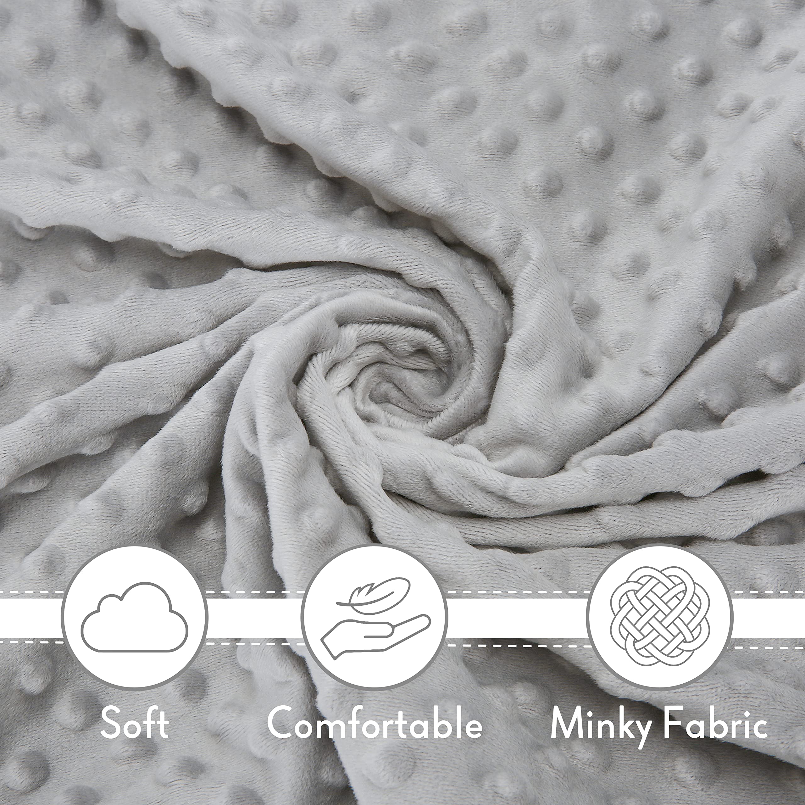 Pro Goleem Loveys Grey Bunny machine-washable comfort on busy days