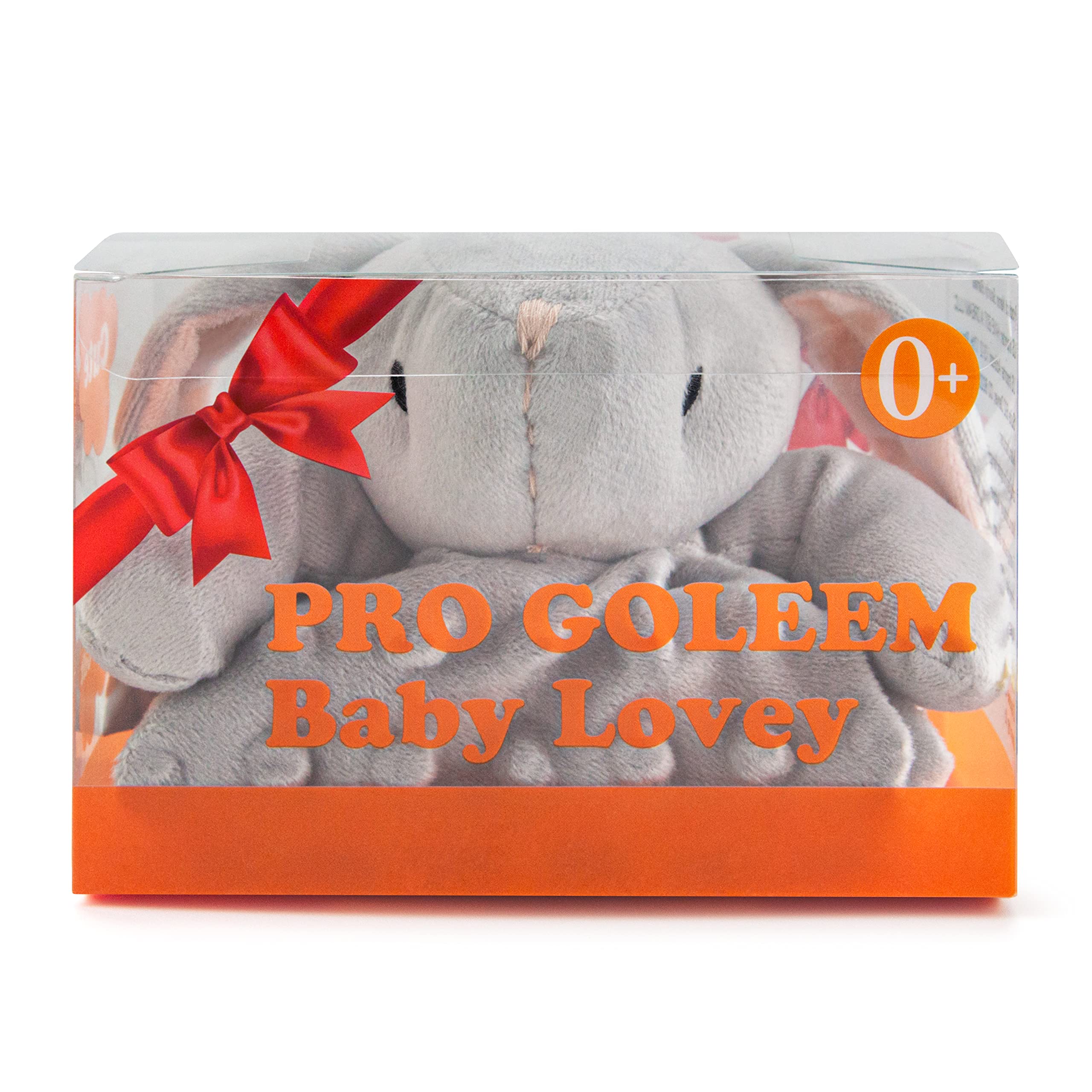Pro Goleem Loveys Grey Bunny cuddly plush with no shedding or pilling