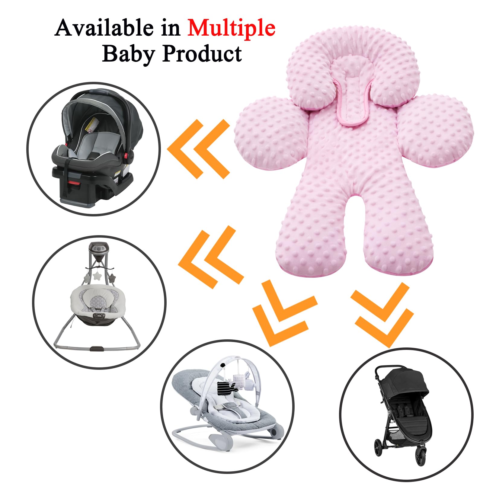 Pro Goleem machine washable baby insert ready for easy cleanups.