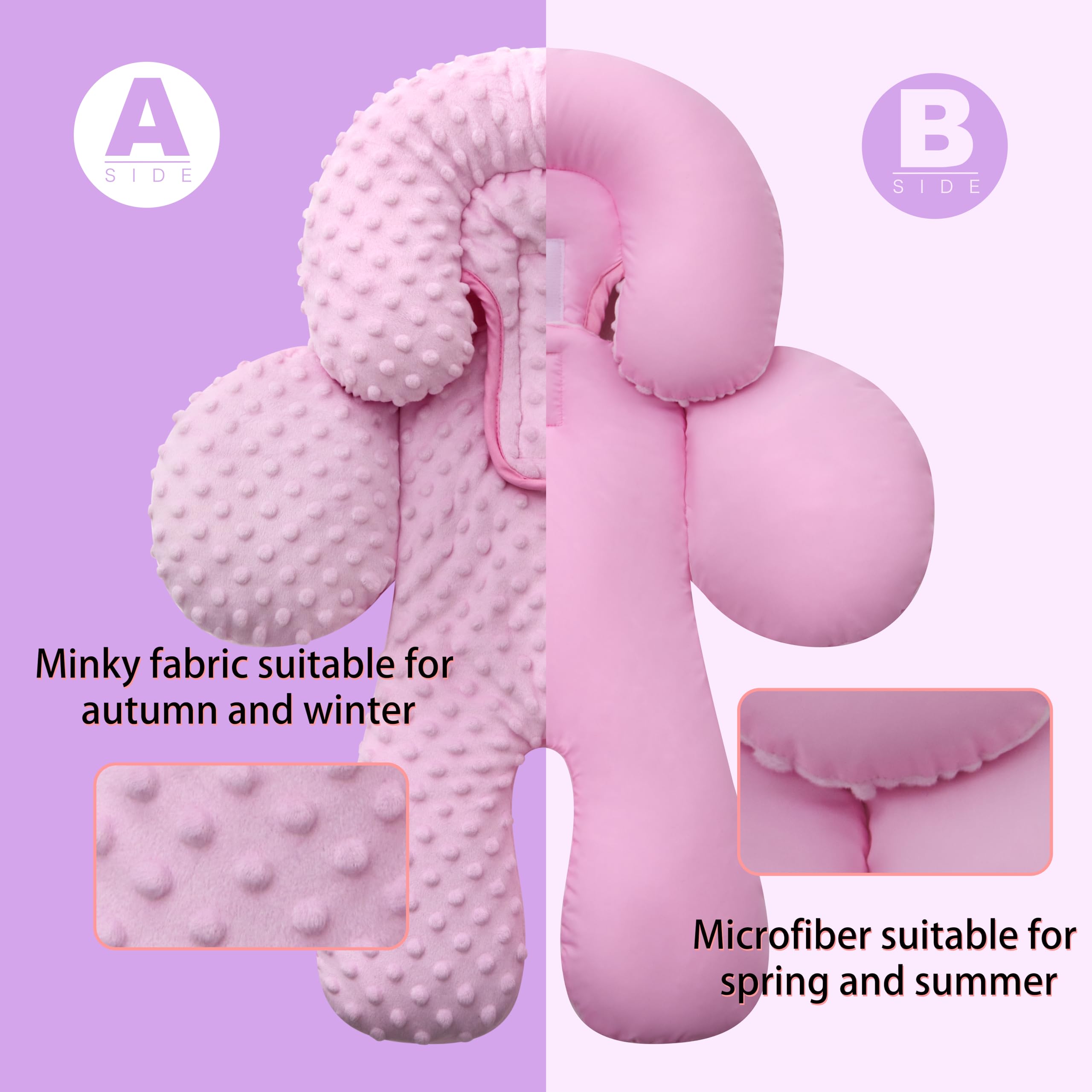Pro Goleem minky dot side close-up emphasizing soft 3-D texture.