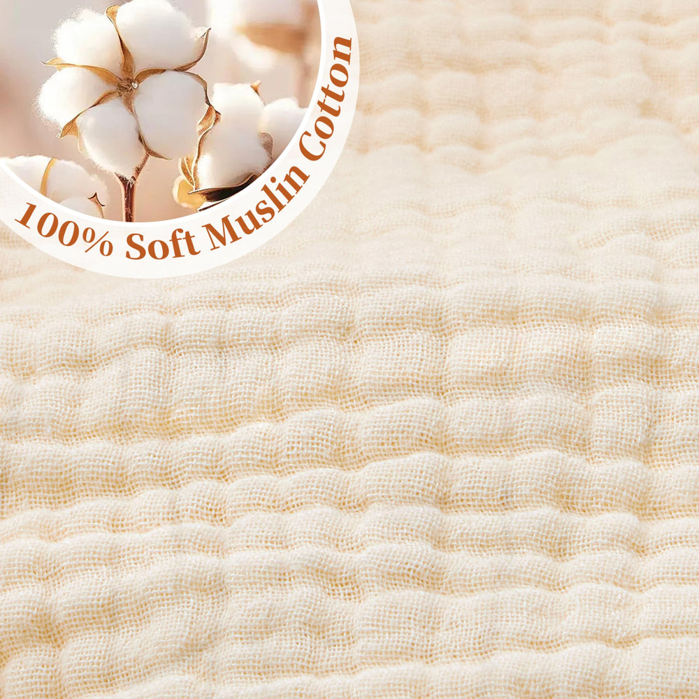 Pro Goleem muslin pillow cover machine washable for easy care