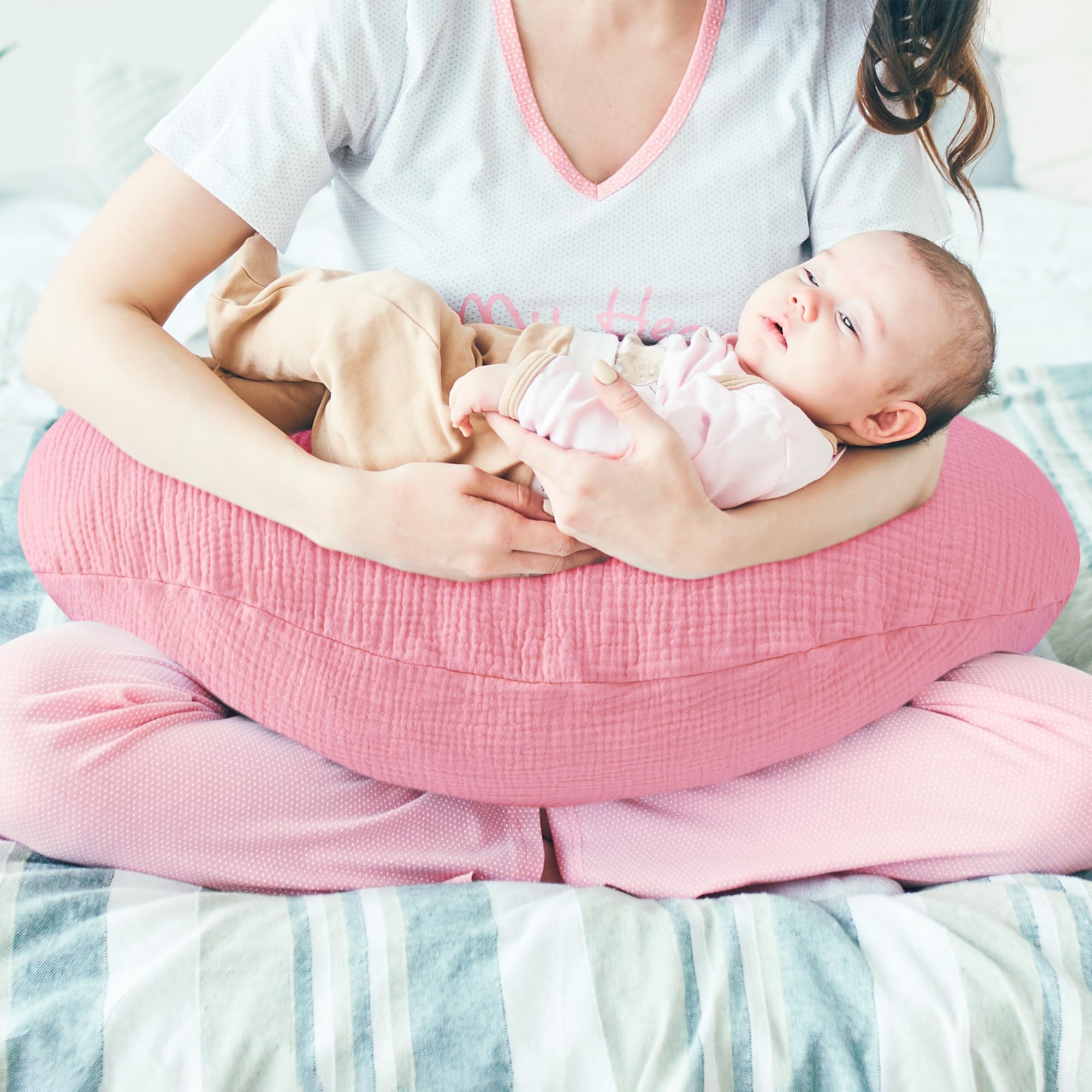 Pro Goleem muslin cotton cover shows breathable texture and smooth touch.