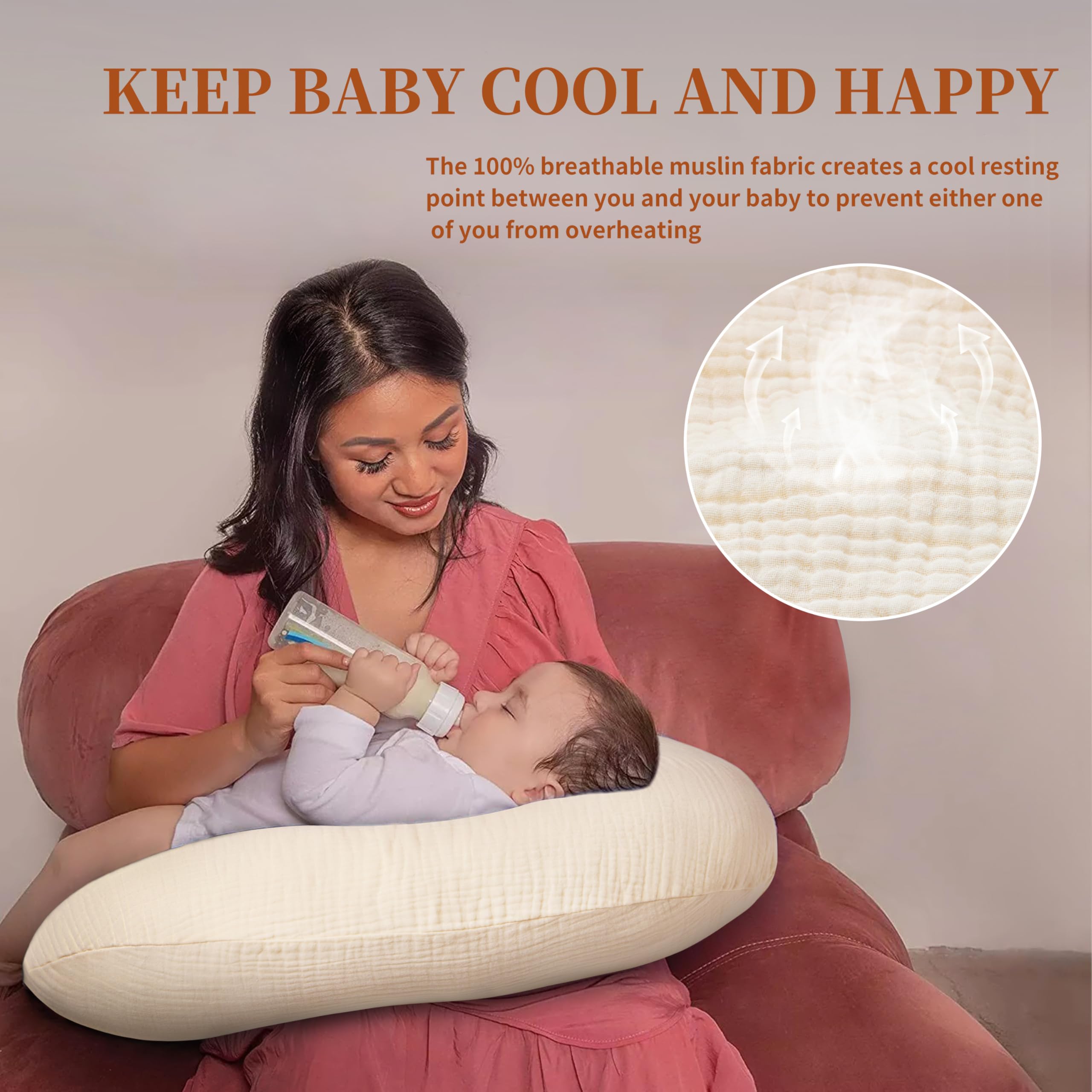 Zipper safety feature on Pro Goleem cover protects baby skin