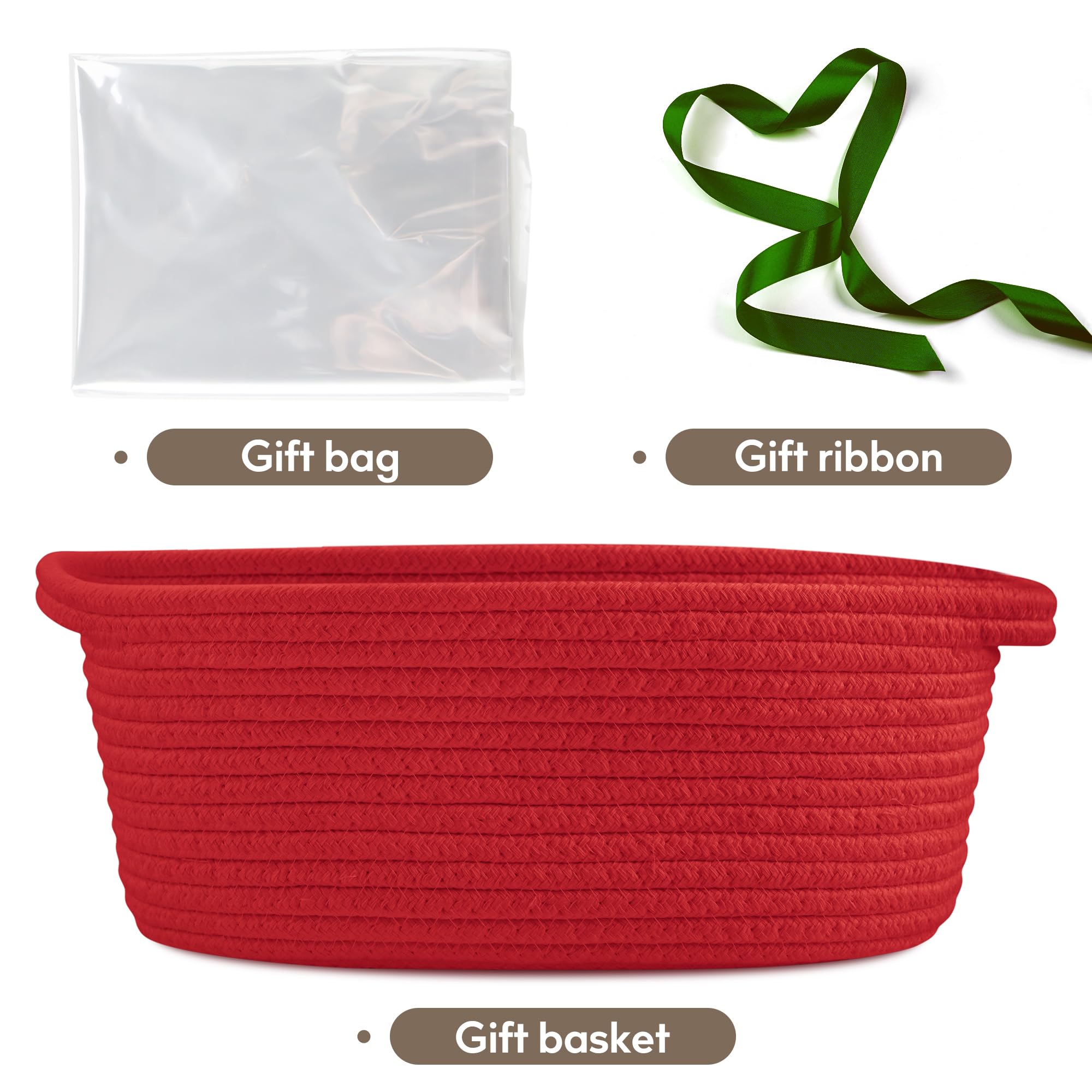 Pro Goleem rope storage basket ideal for storing toys and books.