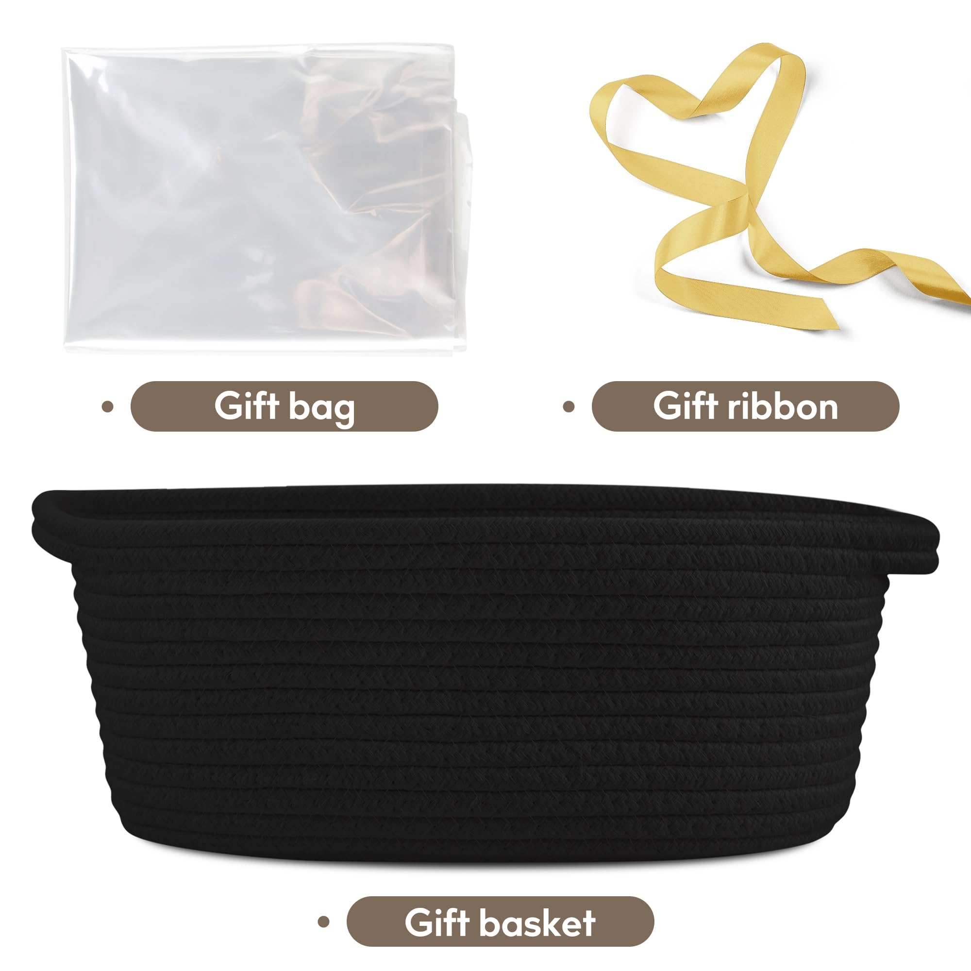 Pro Goleem baby toy basket keeps toys accessible with sturdy handles.