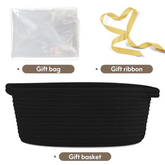 Pro Goleem baby toy basket keeps toys accessible with sturdy handles.