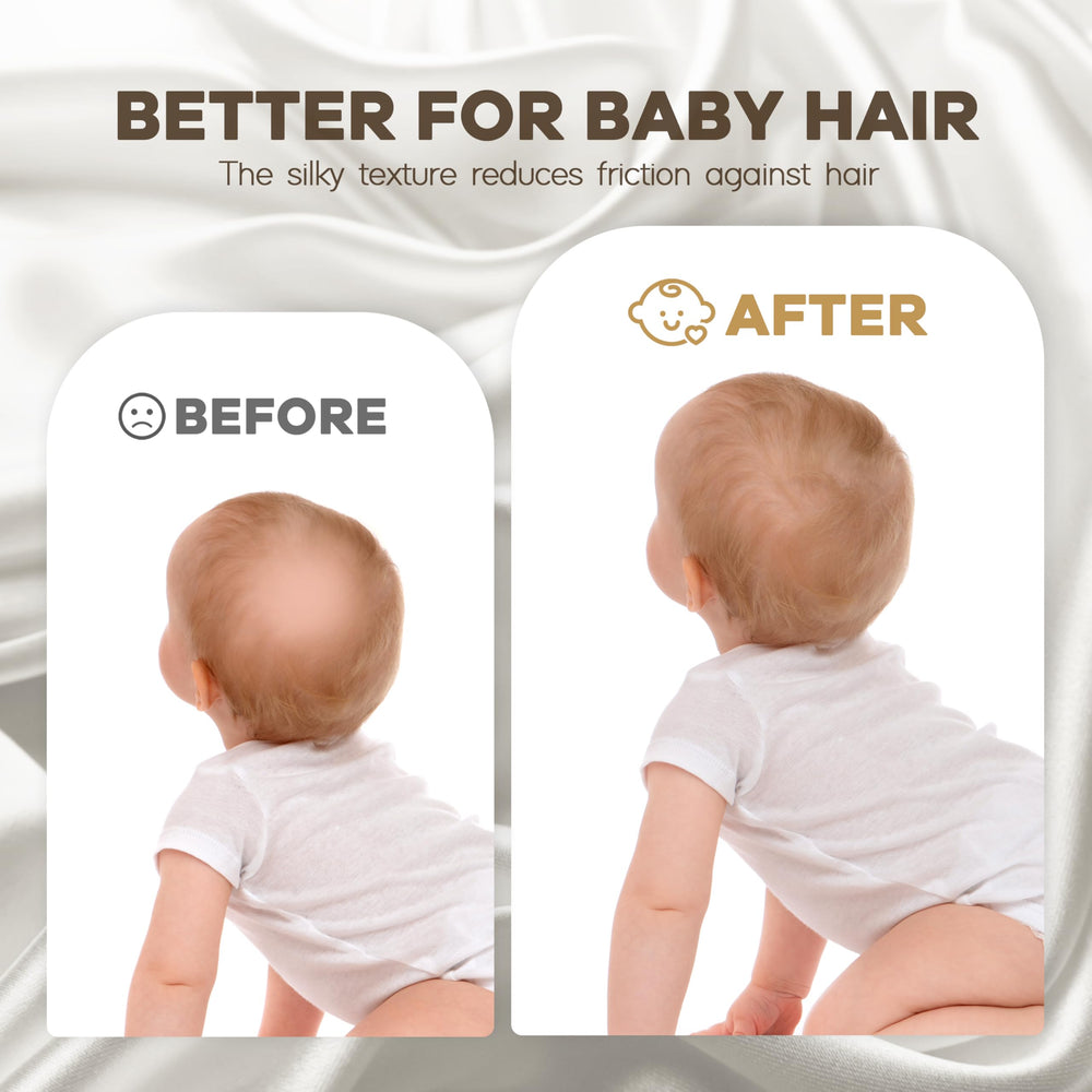 Elastic edge of Pro Goleem satin bassinet sheet secures a snug, safe fit.
