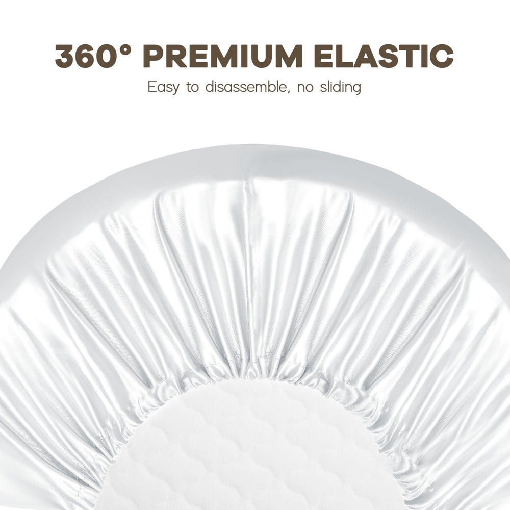 OEKO-TEX certified Pro Goleem satin bassinet sheet emphasizes safety and quality.