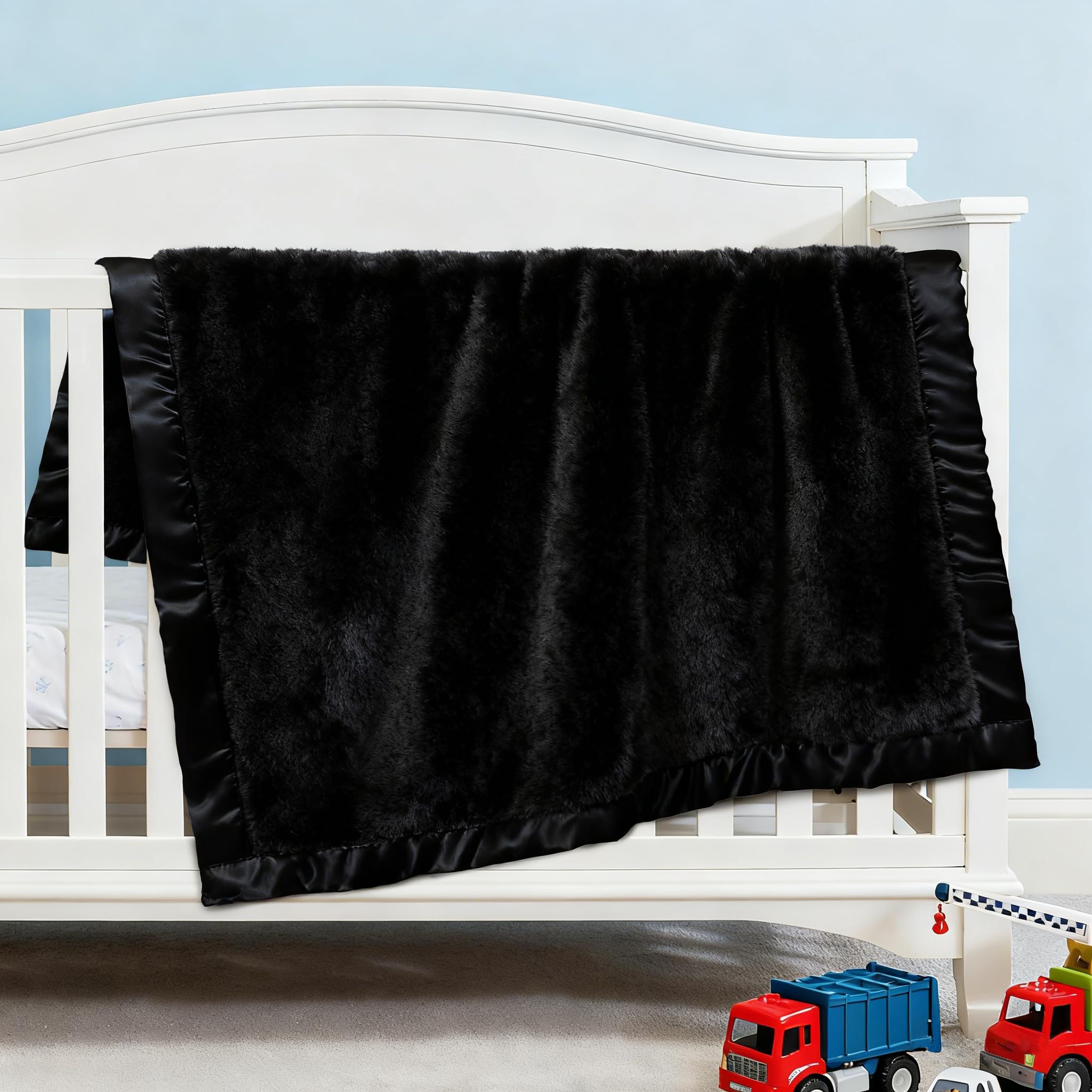 Pro Goleem satin trim edge highlighting luxurious detail for nursery