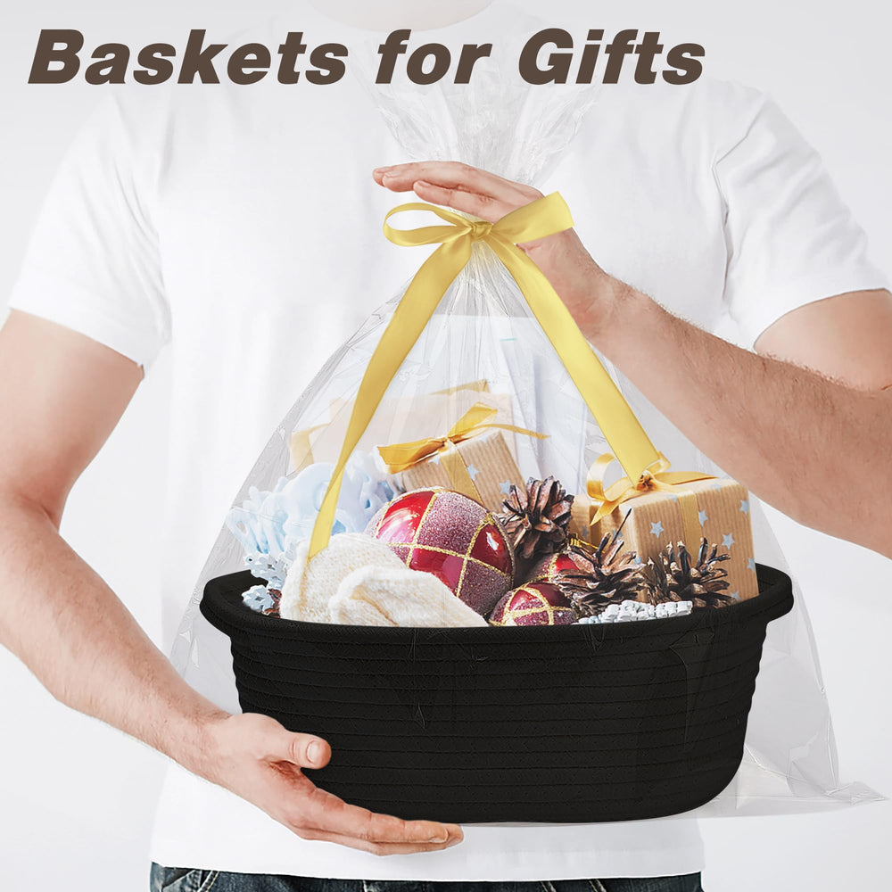Pro Goleem rope storage basket helping tidy surfaces and shelves.