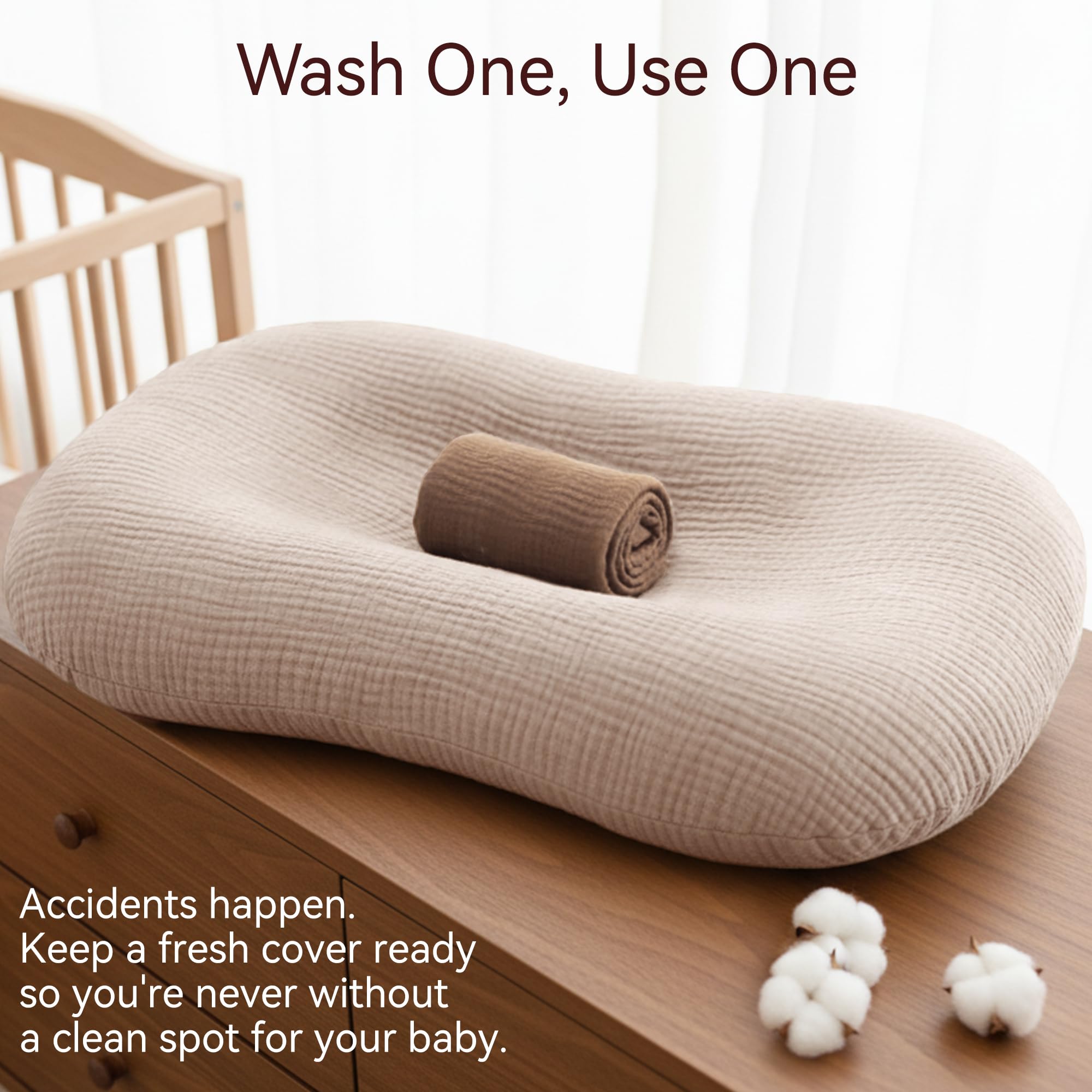 Fits Snuggle Me newborn loungers with Pro Goleem cover for a secure look.