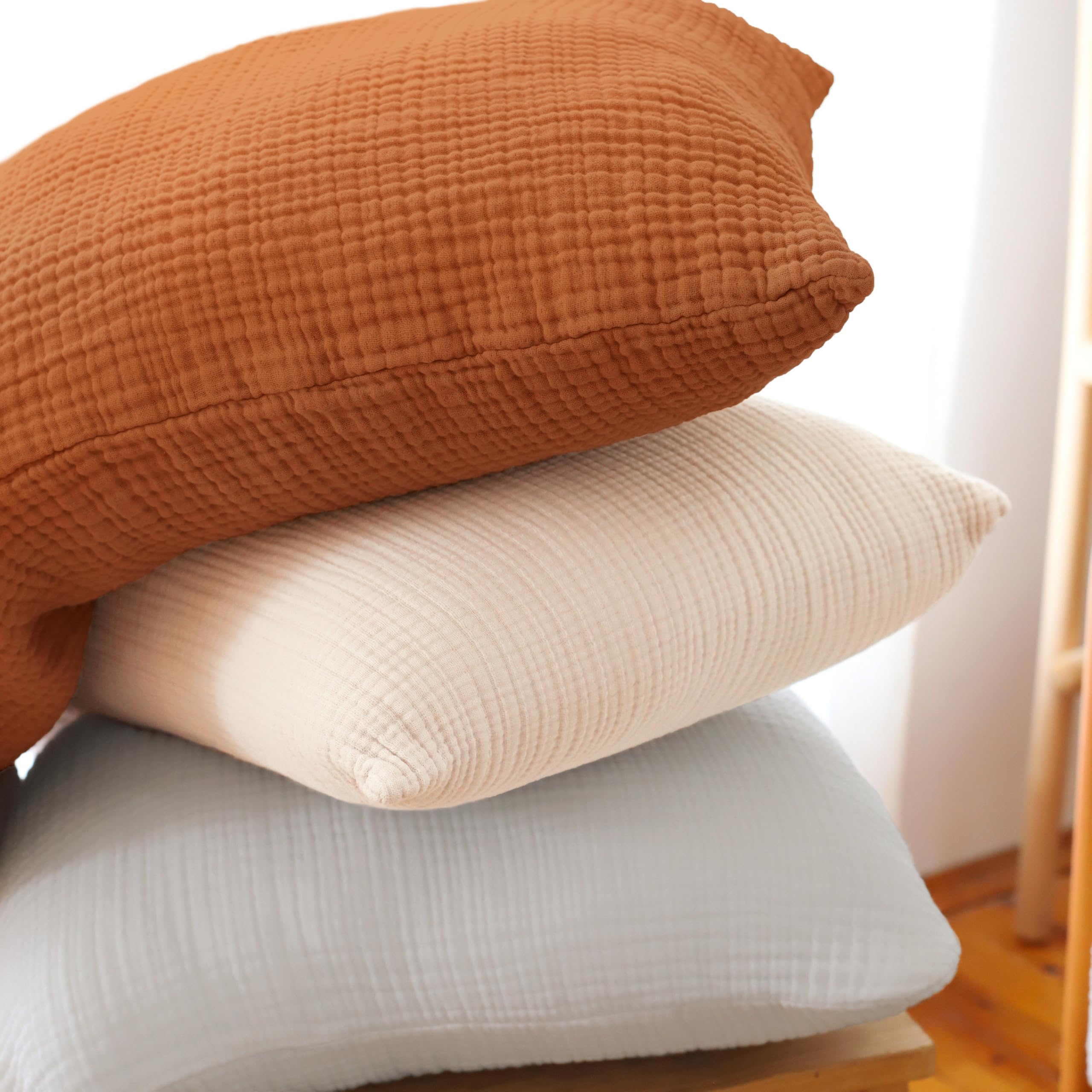 Beige color Pro Goleem toddler pillow fits nursery and travel gear