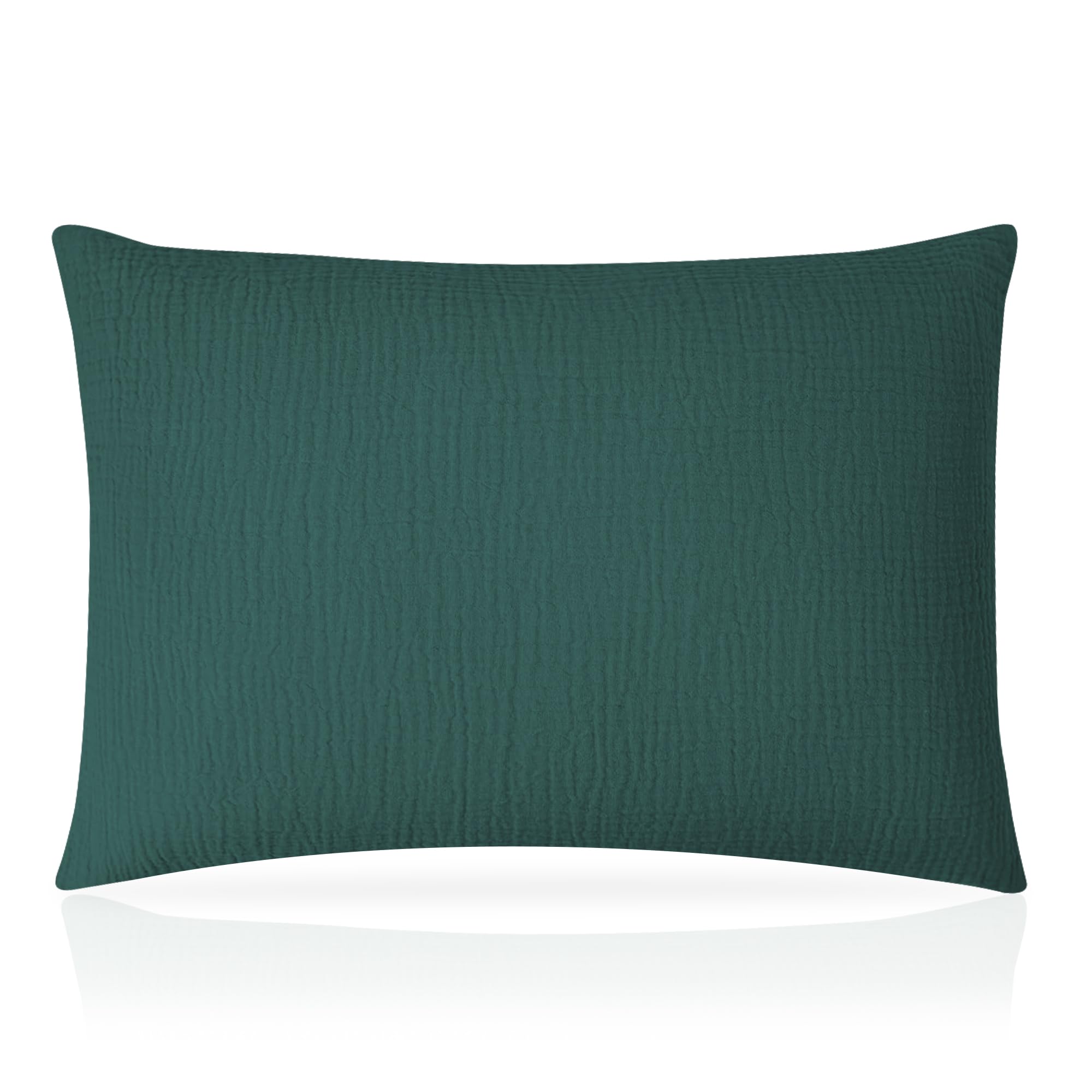 Pro Goleem toddler pillow close-up showing the soft muslin cover for breathable comfort