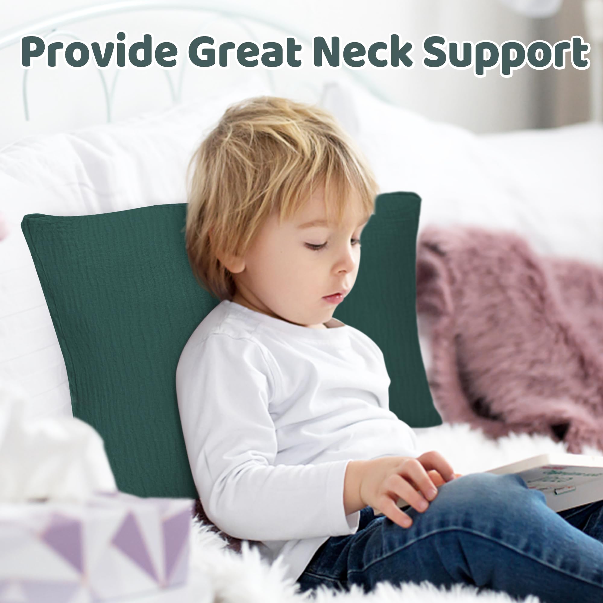 Pro Goleem pillow demonstrating ergonomic thickness for gentle spine support