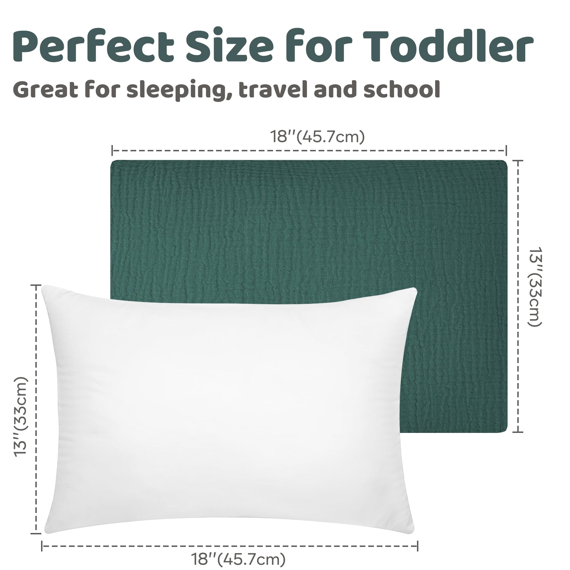 Pro Goleem pillow interior with hypoallergenic microfiber for a soft feel
