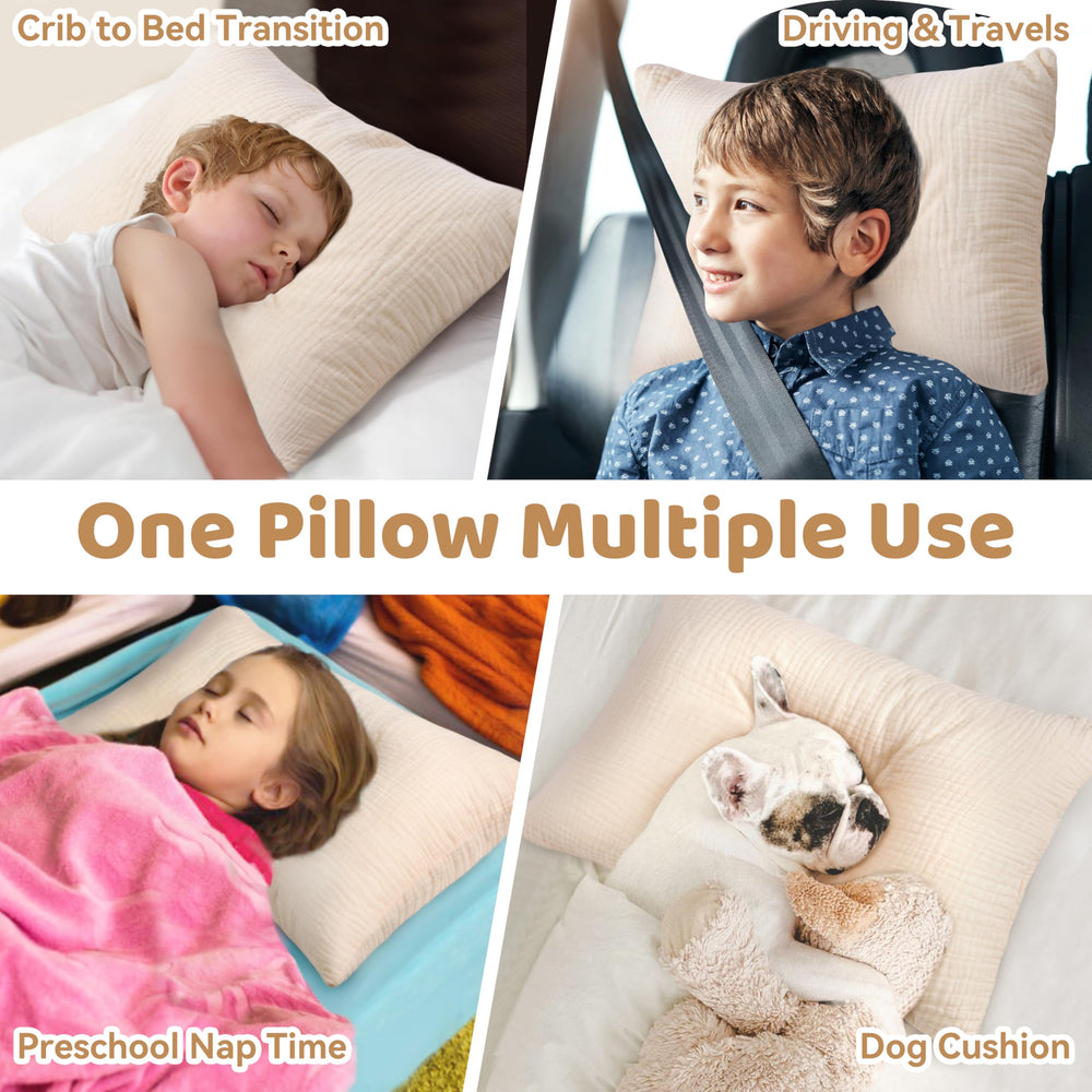 Machine washable Pro Goleem toddler pillow for easy cleaning