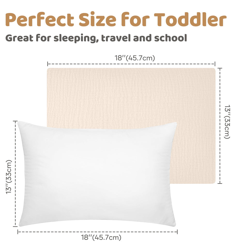 Compact and travel-ready Pro Goleem toddler pillow for on-the-go naps