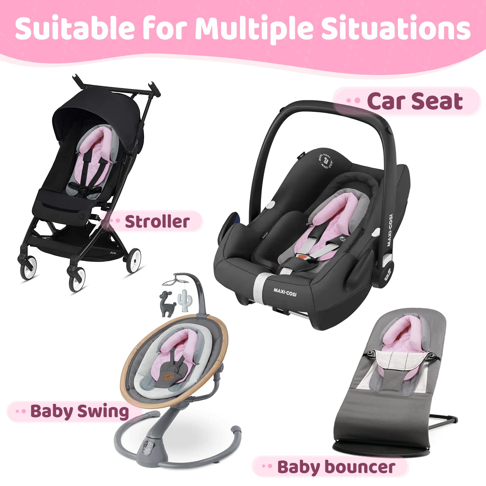 Pro Goleem two-piece insert adapts as baby grows