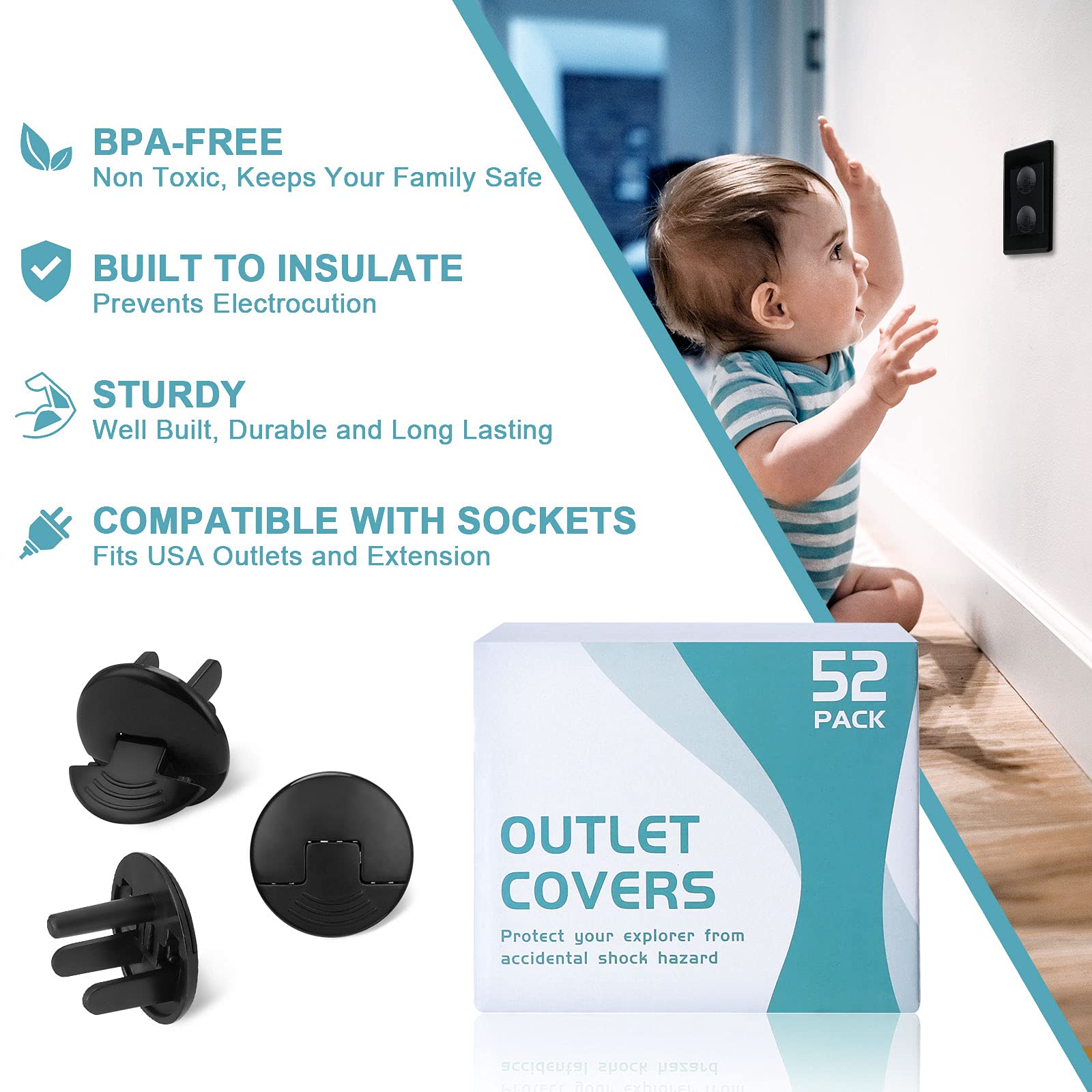 probebi 3-prong-outlet-fit keeps safety covers securely in standard wall outlets