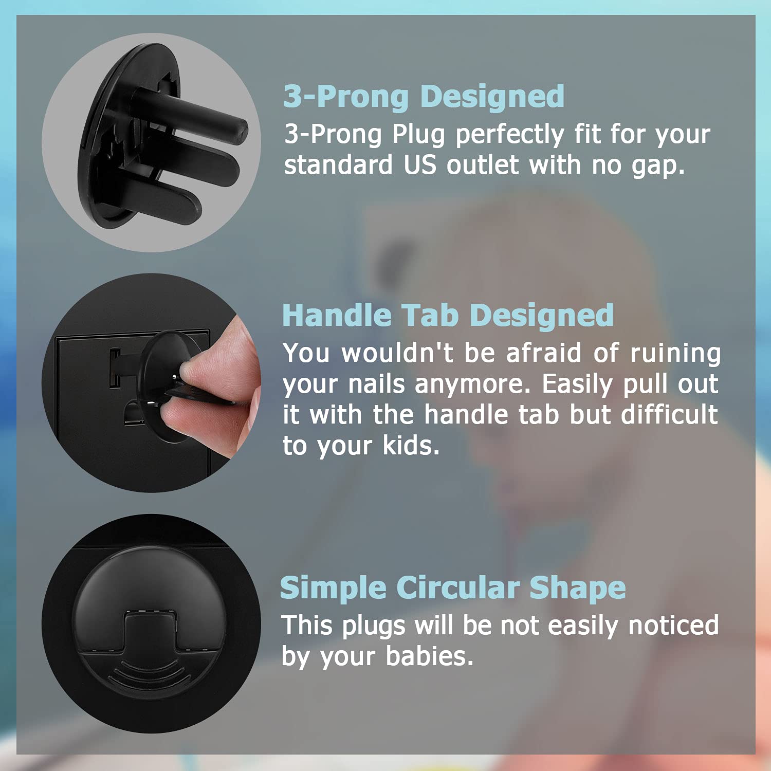 probebi adult-friendly removal handle eases routine checks and outlet access