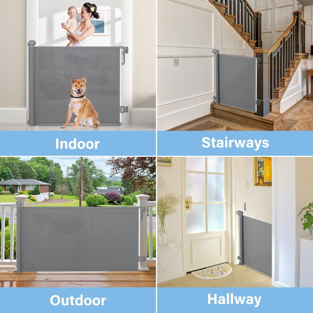 Probebi baseboard-adjustable-bracket-gate fits varied baseboards.