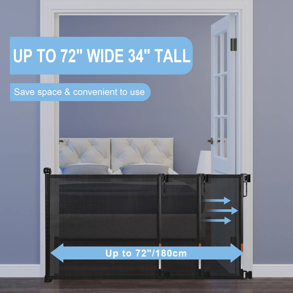 PRObebi gate extension 72 inch wide for wide spaces