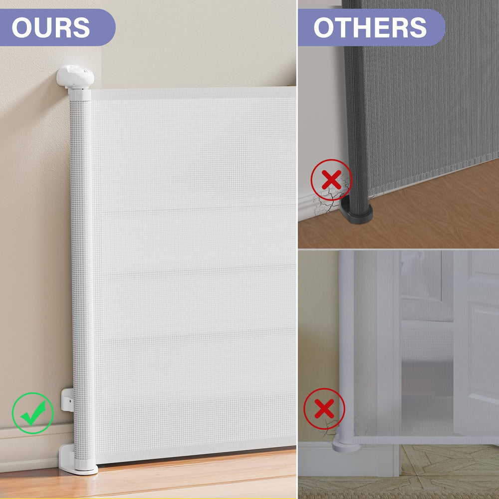 PRObebi retractable gate stores flat when not in use