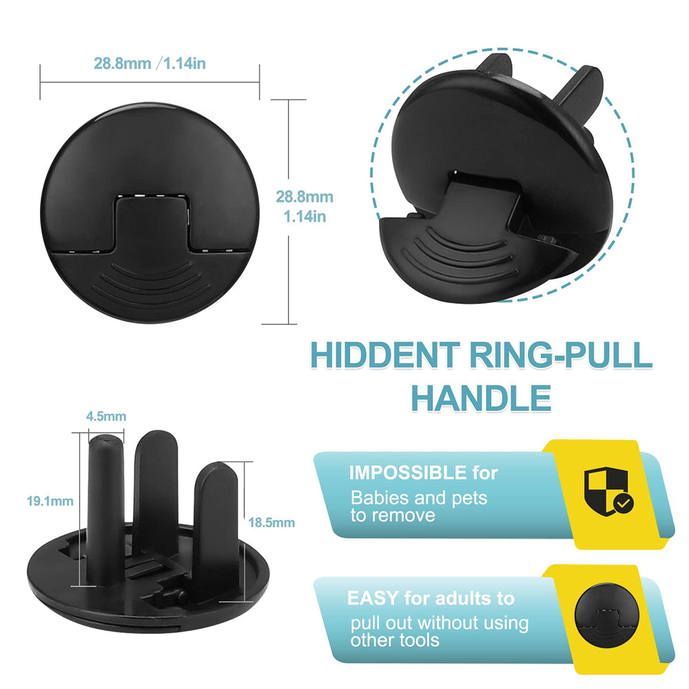 probebi outlet covers in use provide practical protection in living rooms and kitchens