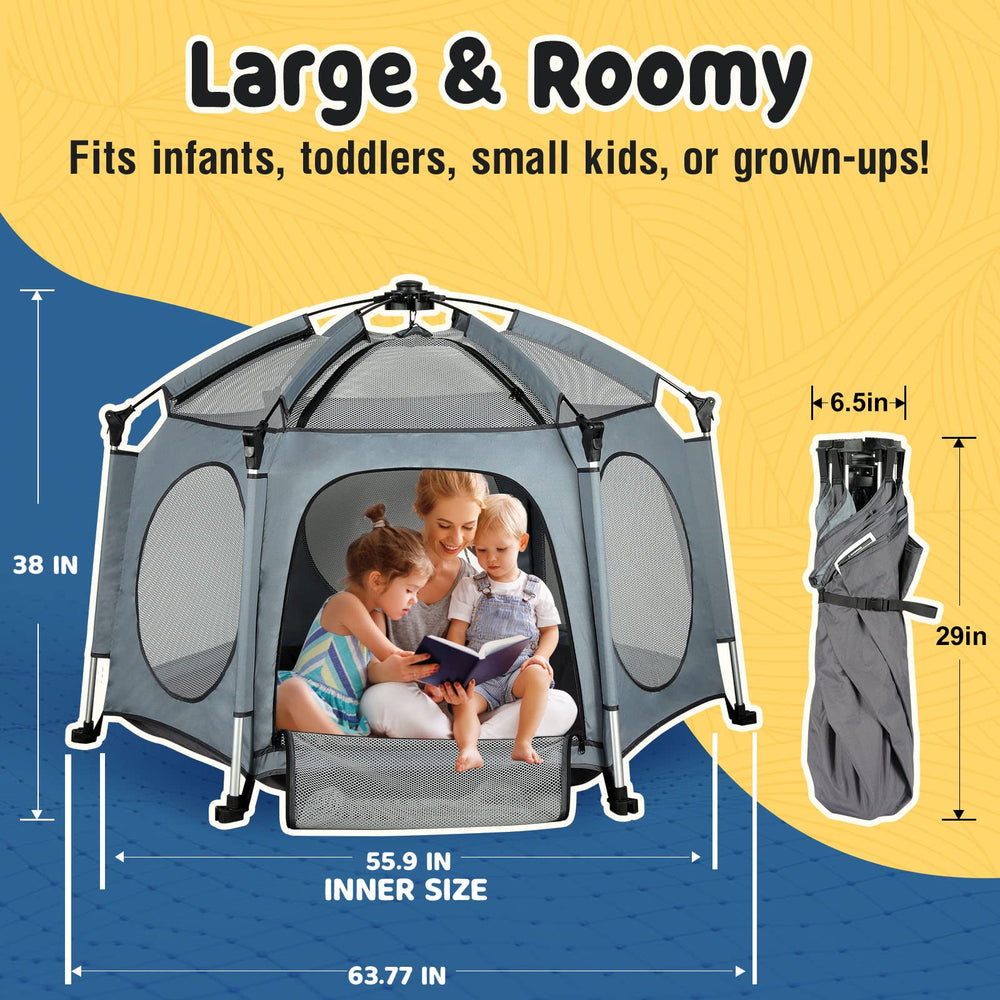 PRObebi sunshade trio gray shields baby from sun during outings