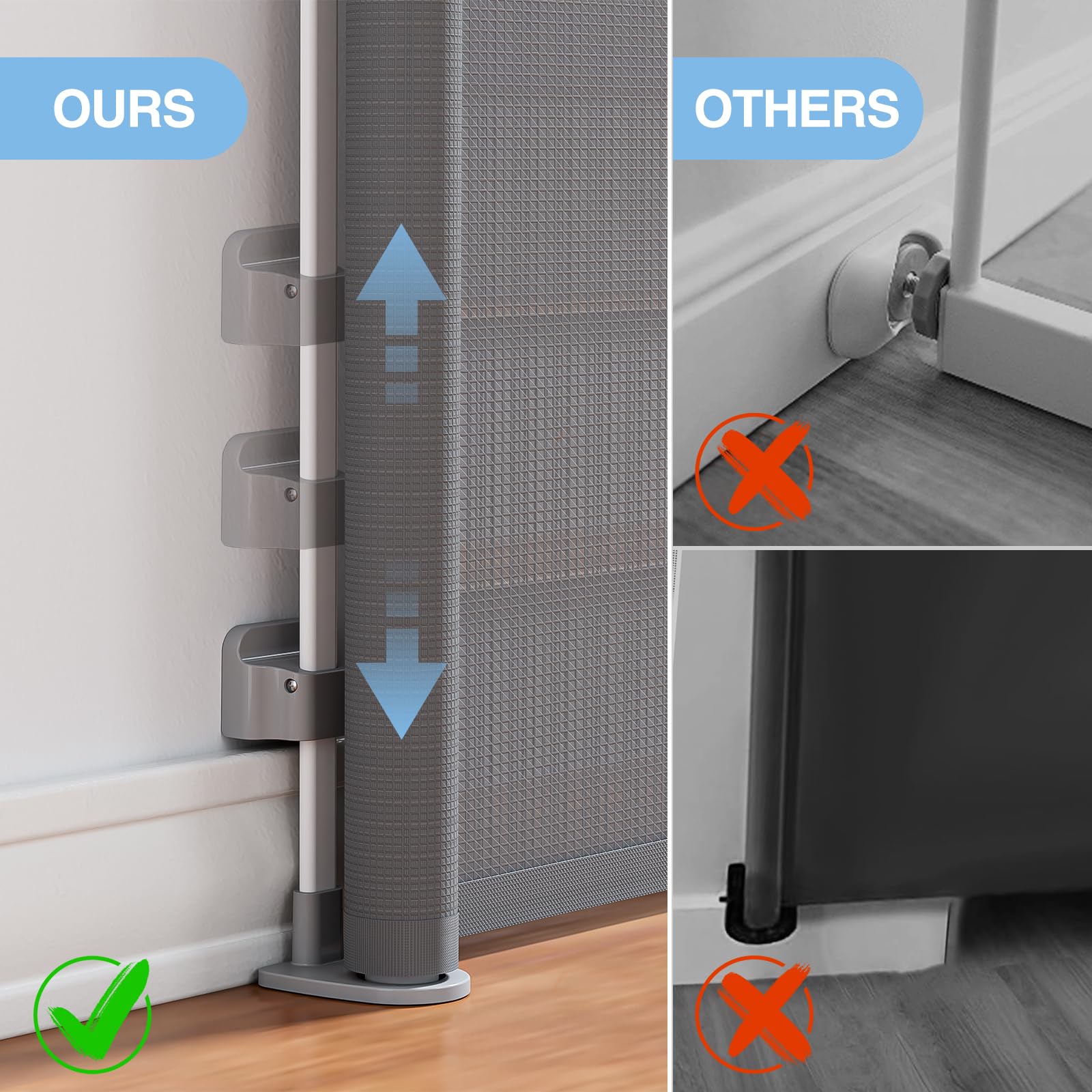 PRObebi gate installed in doorway for versatile room separation