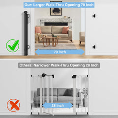 probebi retractable gate safety lock mechanism prevents accidental openings.
