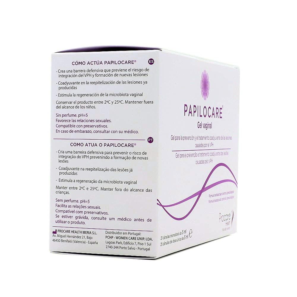 Procare Global Ion Papilocare gel applied easily for intimate care routines.