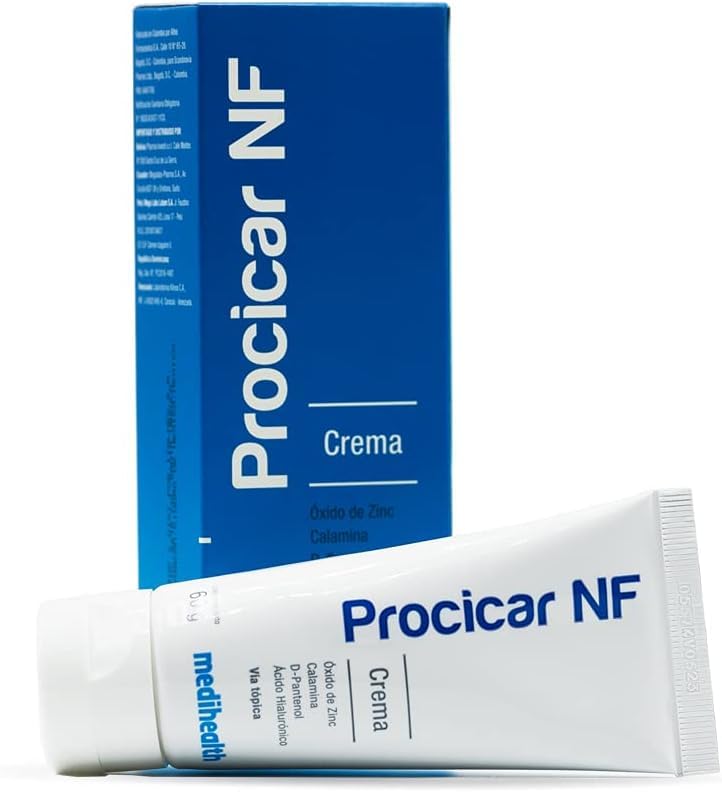 Procicar NF Scar Cream being applied on skin demonstrates quick absorption.