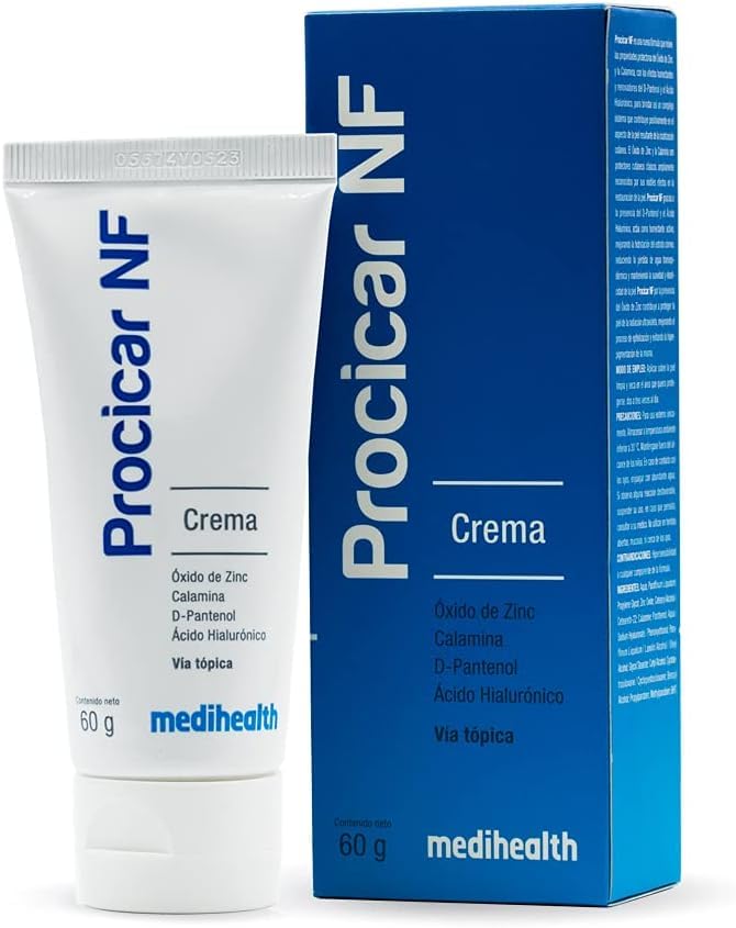 Procicar NF Scar Cream bottle 60g for skin comfort and protective barrier.
