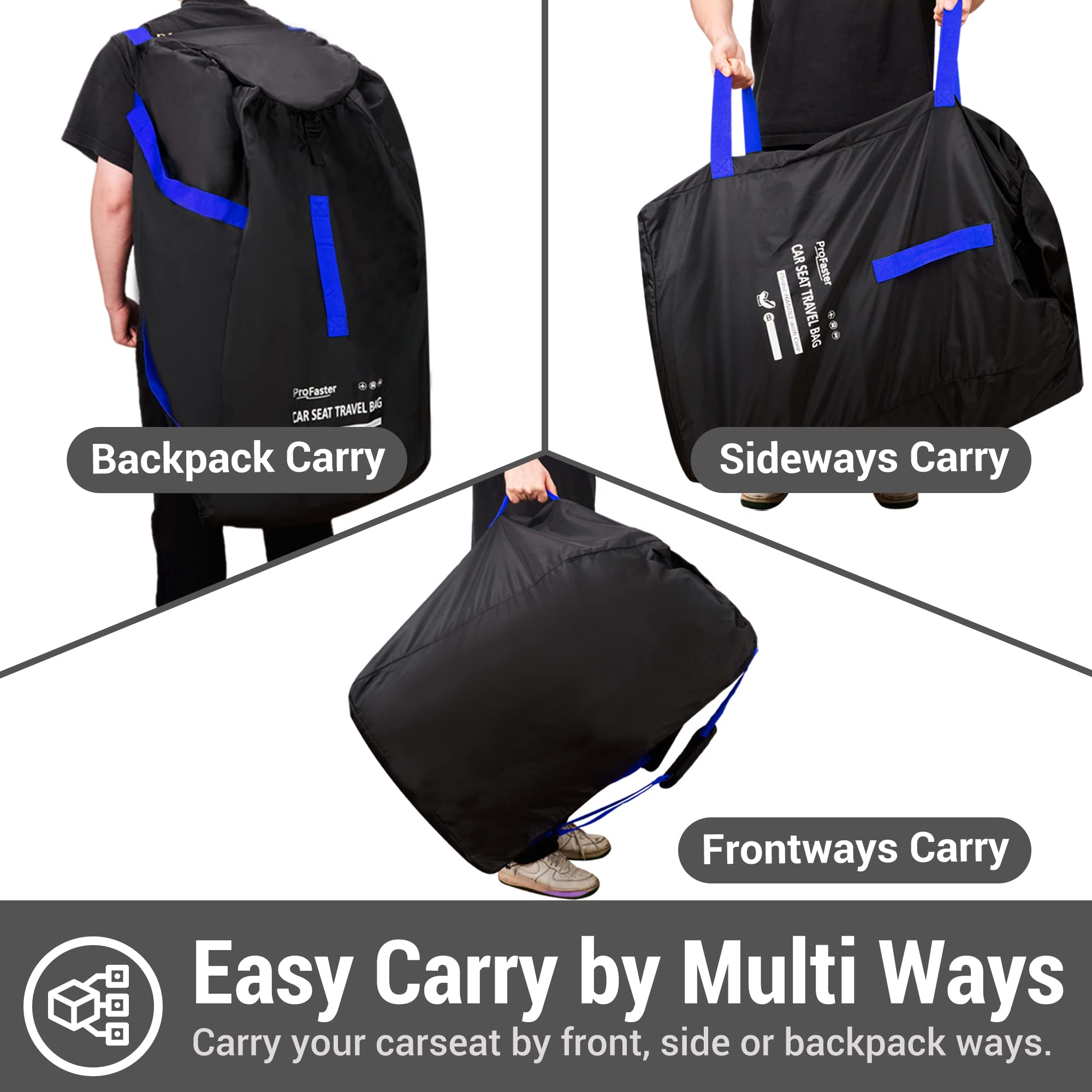 ProFaster backpack straps improve carry comfort for travel with kids