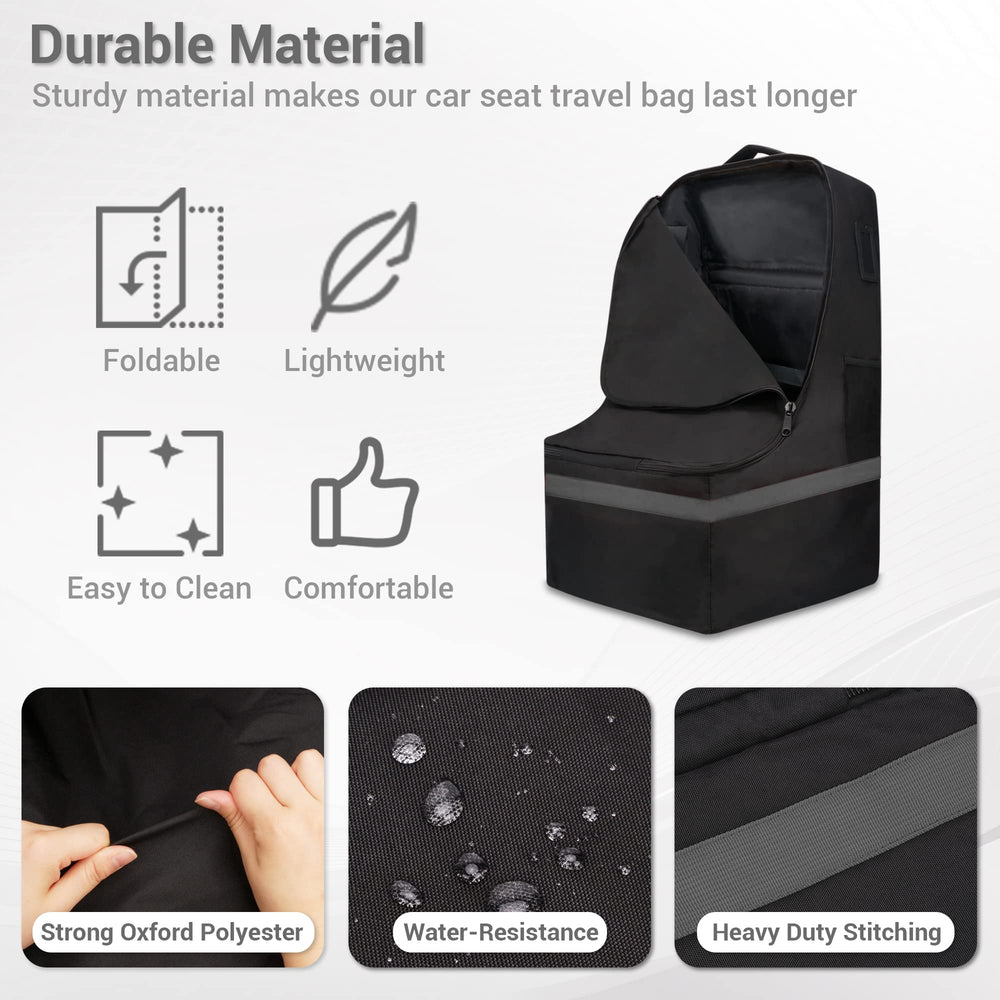 ProFaster car seat travel bag in durable oxford fabric built for long-term use