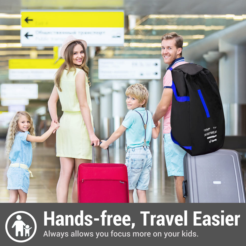 ProFaster durable bag shields car seat from damage in transit