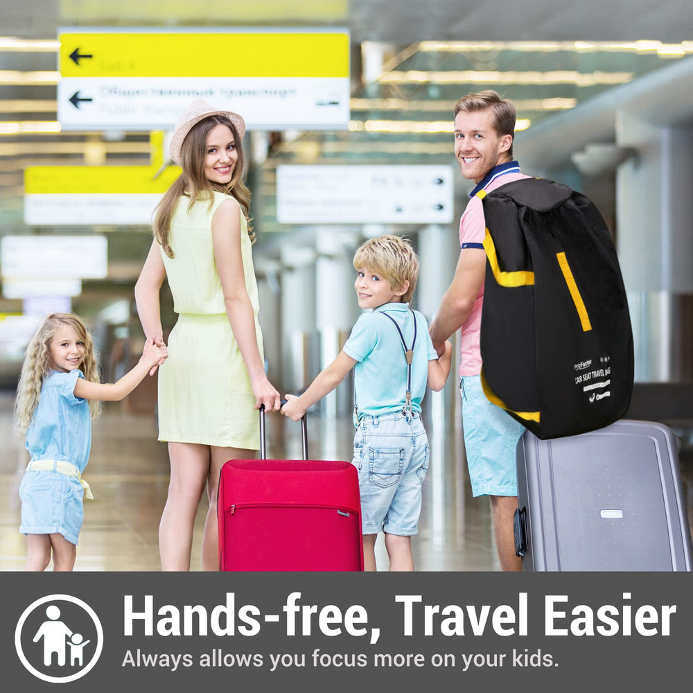ProFaster Karfast bag protects car seats on the airport conveyor