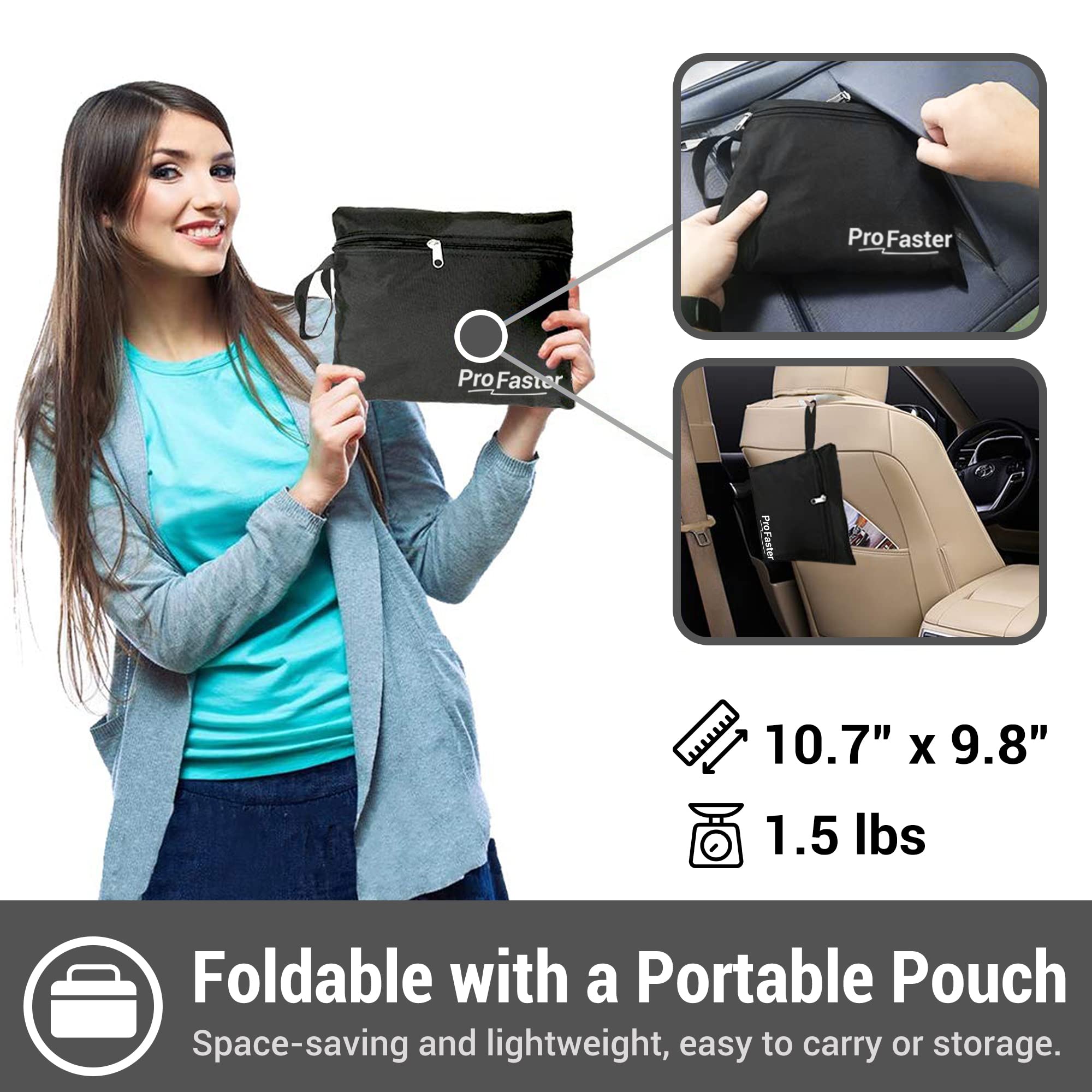 ProFaster Karfast backpack straps enable hands-free transport