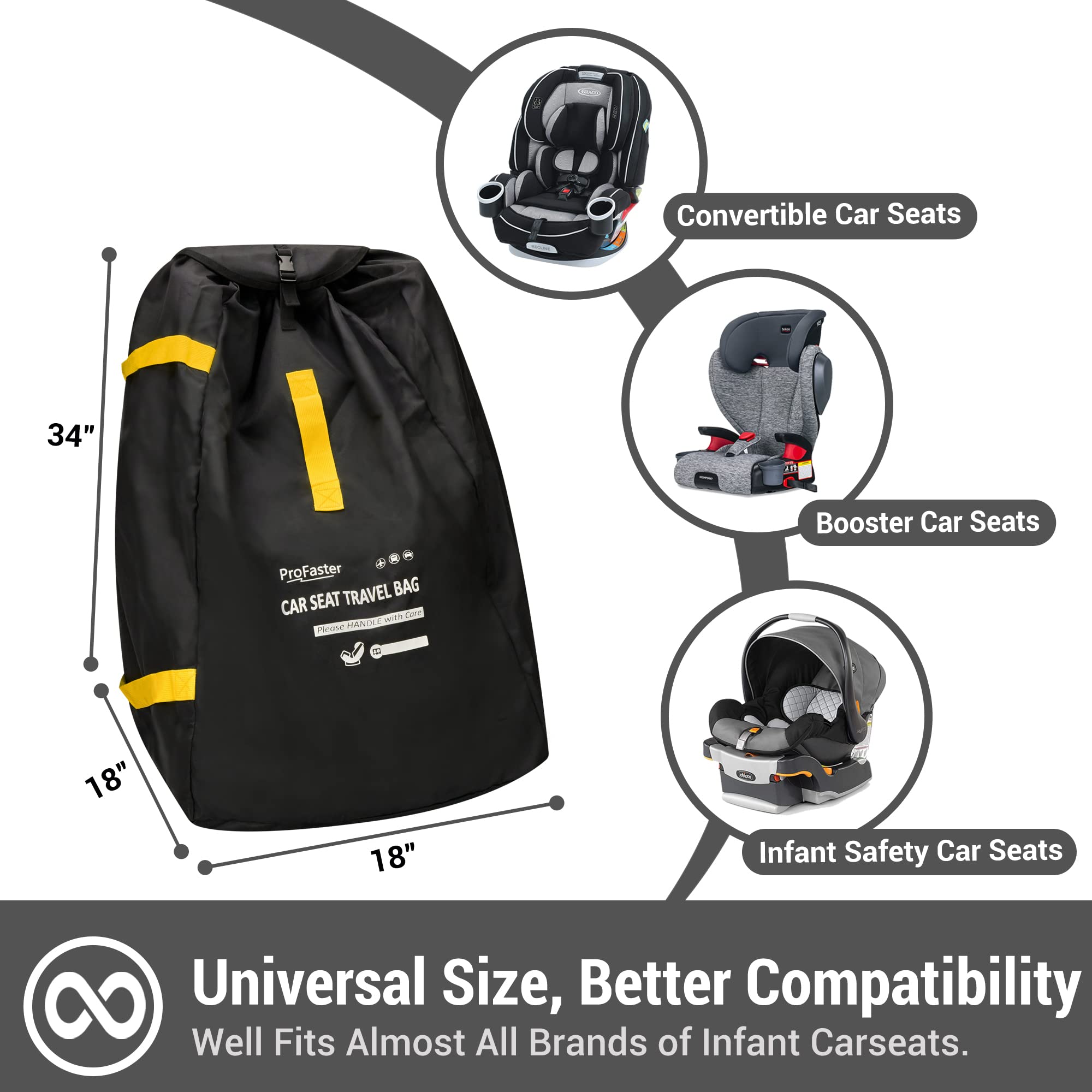 ProFaster Karfast bag open with built-in pouch for quick packing