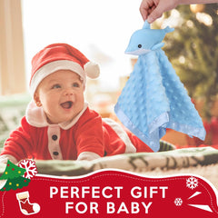 Dolphin Lovey in a bedtime scene offering a secure, comforting presence.