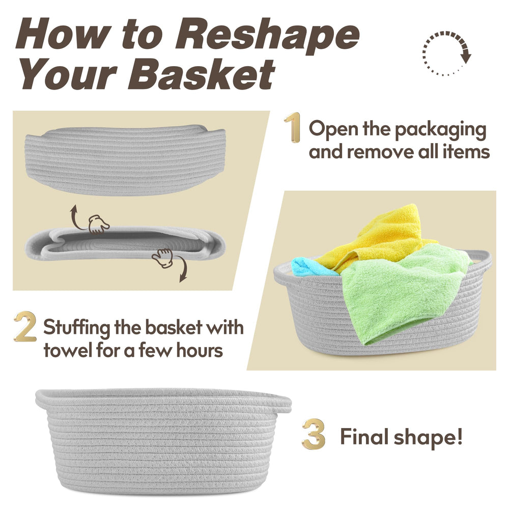 Pro Goleem organizer basket for bedside and shelves.